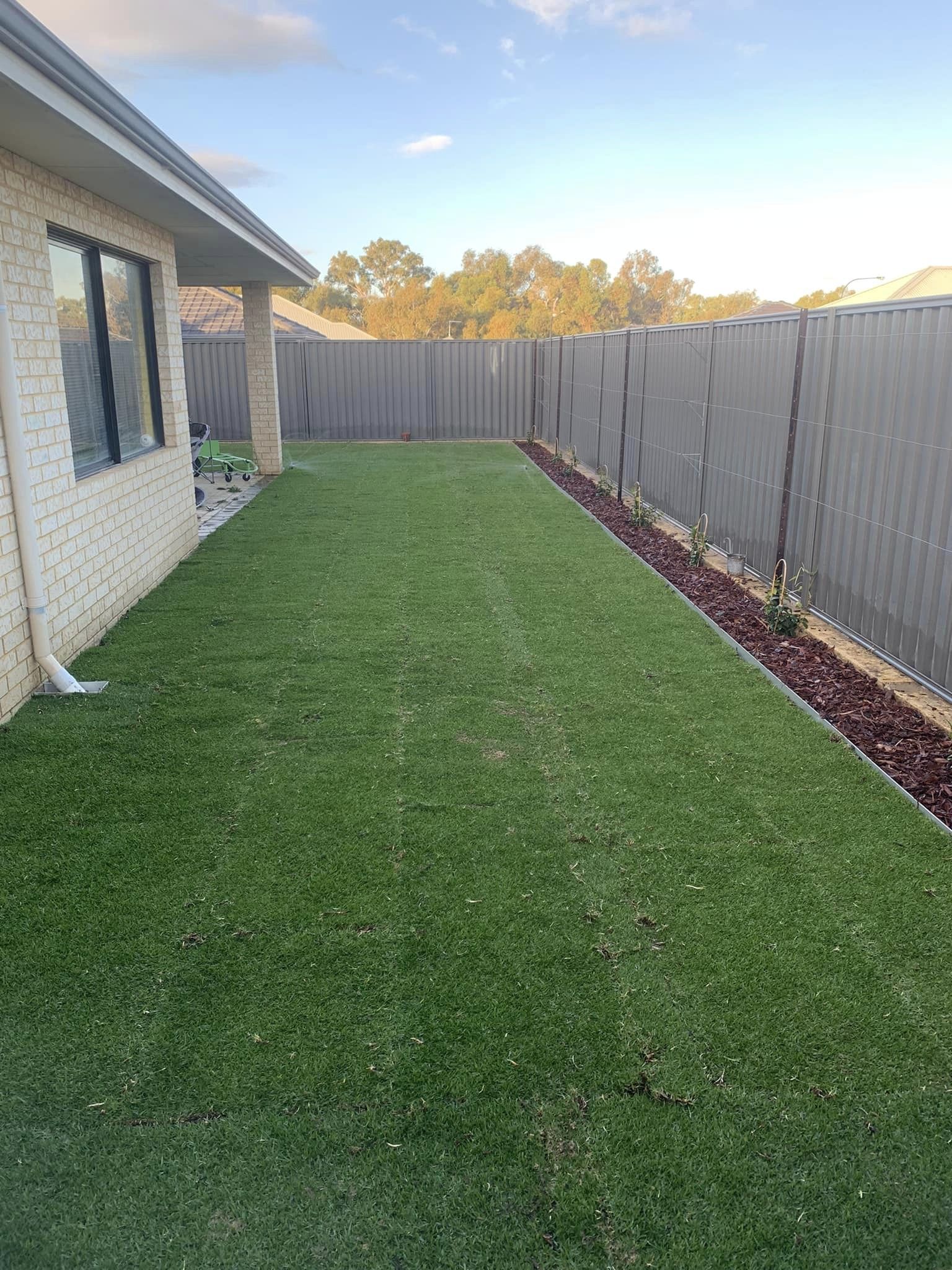 New Turf Installation by Rockingham Lawn Renovations